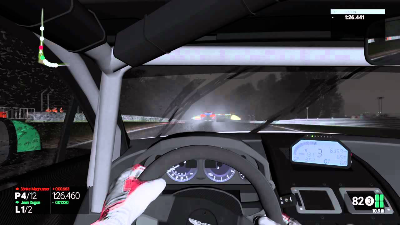 Project CARS - Night Race (worst possible weather conditions)