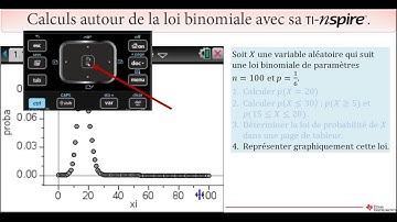 Calculs autour de la loi binomiale sur TI-Nspire™