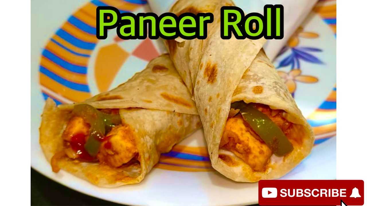 ಒಮ್ಮೆ ಮನೆಯಲ್ಲಿ ಮಾಡಿ ರೆಸ್ಟೋರೆಂಟ್ ಸ್ಟೈಲ್ ಪನೀರ್ ರೋಲ್ — Paneer roll