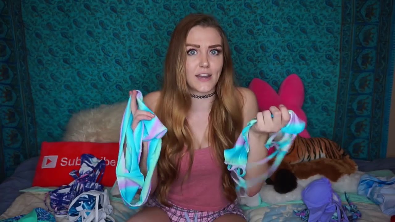 WATCH THIS HUGE BIKINI TRY ON HAUL REVIEW 18+ WARNING ALLY HARDESTY
