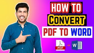 How to Convert PDF to Word