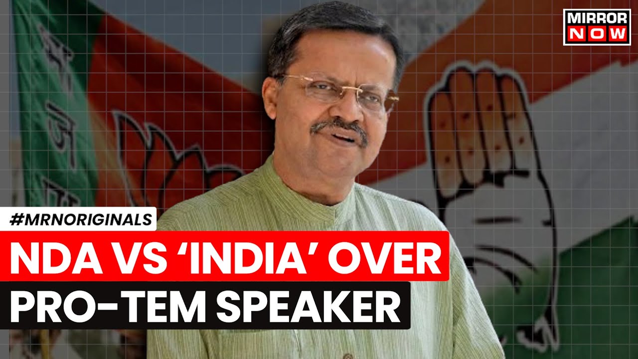Lok Sabha Pro-Tem Speaker Row | Opposition Goes All Out Against BJP | Nda Vs INDIA Big Flashpoint