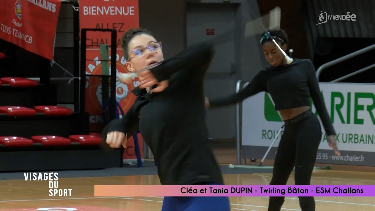 Visages du sport - Cléa et Tania DUPIN - ESM Twirling Challans