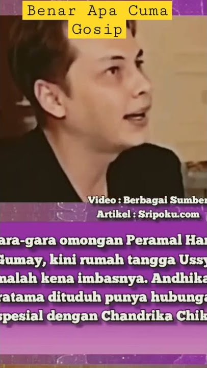 Andhika dan Ussy Benar Apa Gosip #shorts #gossip #coment