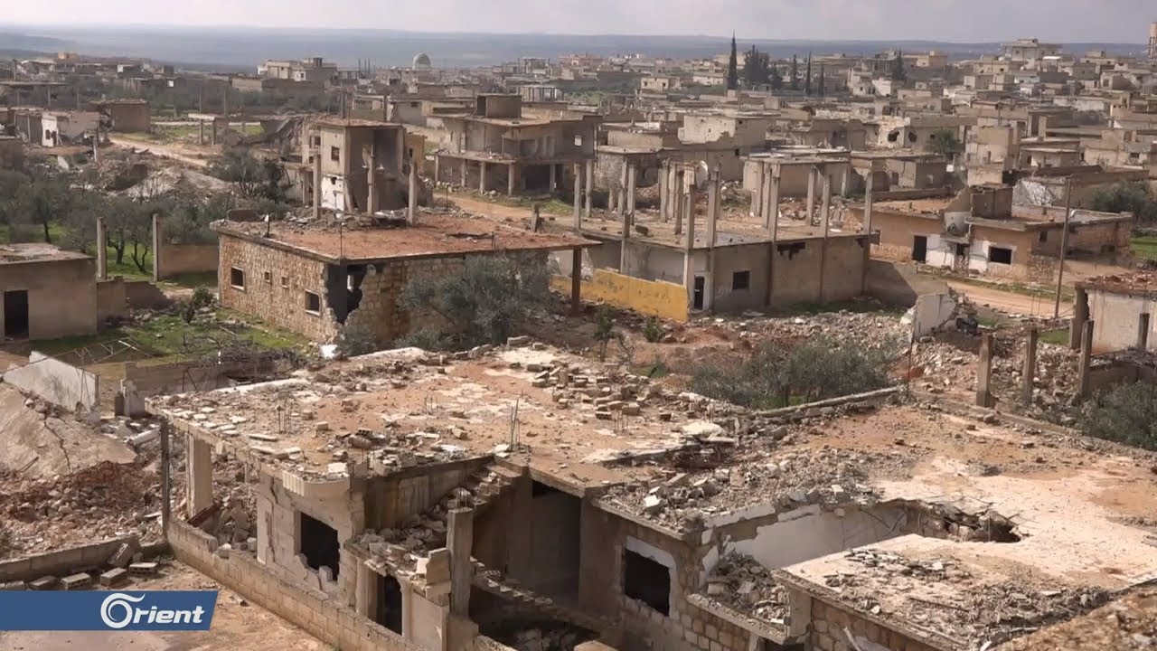 محلي التمانعة يعلن البلدة منكوبة مع تواصل القصف على ريف إدلب - سوريا