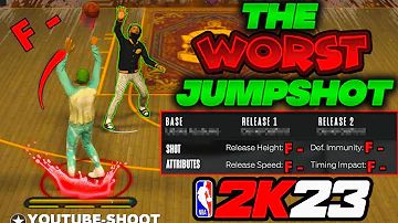 I TESTED THE WORST RATED JUMPSHOT in NBA 2K23 HISTORY ...