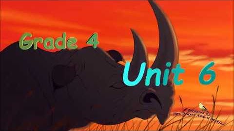 Fun with English Grade 4 unit 6 lesson 1