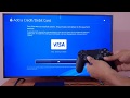 How to Add Credit Card / Debit Card details in PS4 Pro or PS4 Console?