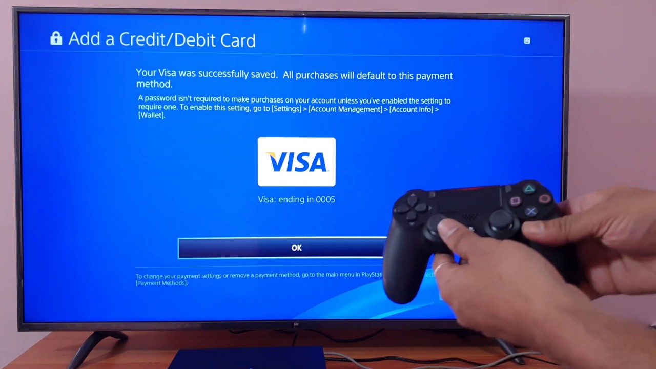 År Station fællesskab How to Add Credit Card / Debit Card details in PS4 Pro or PS4 Console? -  YouTube