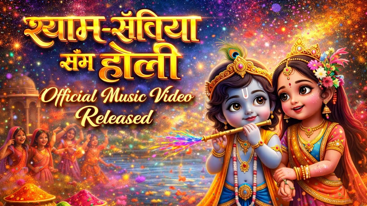 श्याम संग होली 🌸 | Radha Krishna Holi Song 2026 | Official song| Holi Bhagan | Brij ki holi #Holi