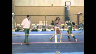 Karina Smagkoulova Panachaiki g.u boxing team open adidas semi final.VOB