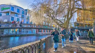 London Walk of Regent’s Canal from King’s Cross to Paddington | England, UK | 4K HDR