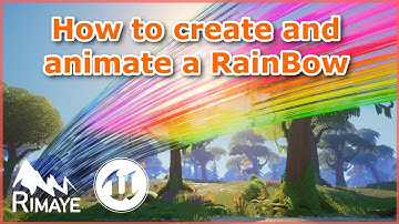 Unreal Engine Tutorial : How to create and animate a Rainbow - [ UE5 -  UE4 - From Scratch ]