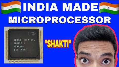 India made microprocessor "shakti"