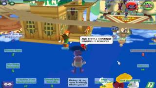 Toontown - 8/2/10 Old clip of hacking on my all gag tracked slate Sheriff