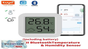 Newest Tuya Bluetooth Temperature Humidity Sensor LCD Thermometer Mini Smart Electric Review