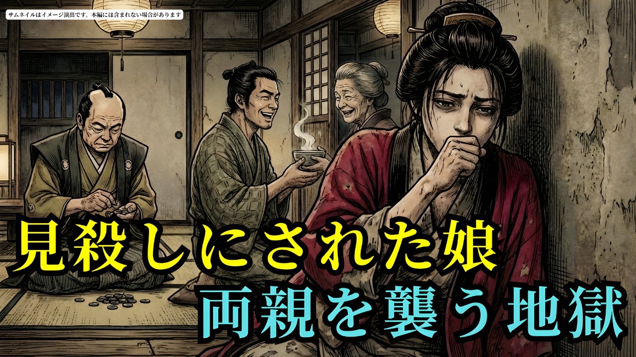 息子の治療に全財産を使い、瀕死の娘を見殺しにした両親。その直後、恐ろしい業 が始まった (AIフィクション) | 野談 | 伝説 | 昔話 | 説話 | 民話