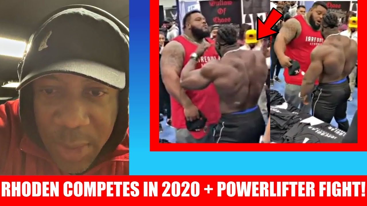 Shawn Rhoden Speaks on Competing in 2020 + Powerlifter Fight + Arnold's