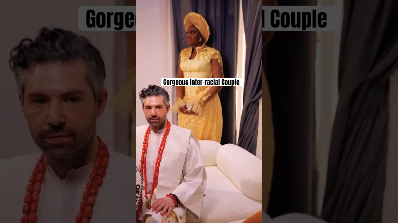 British Groom Wears Full Igbo Attire For Traditional Nigerian Wedding 
