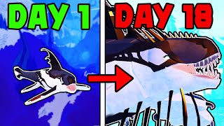 I Survived 20 Days as a KAIJU WHALE in Creatures of Sonaria