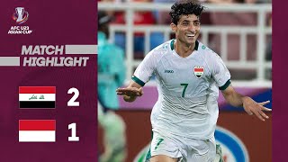 AFC U23 2024 Third Place Playoff Highlights: Iraq 2 - 1 Indonesia | Astro SuperSport|