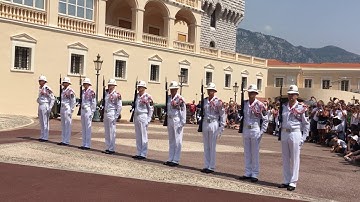 Monte Carlo Principality of Monaco Changing of the Palace Guard  French Riviera Prince Albert