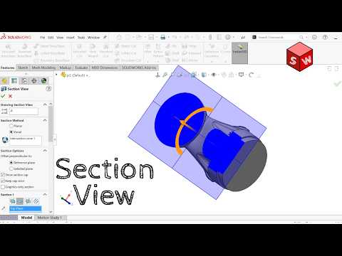 Section View Basics in Solidworks