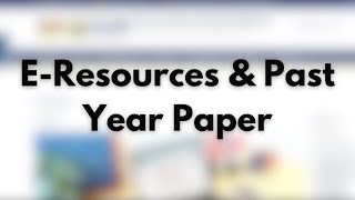 UUM Library | E-Resources & Past Year Paper