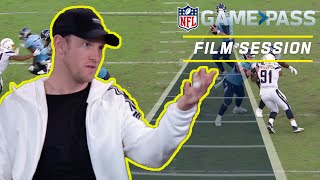 Ryan Tannehill Breaks Down Reading Defenses, Stick Throws, & More! | NFL Film Session screenshot 4