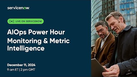 AIOps Power Hour - Monitoring & Metric Intelligence