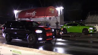 2020 SRT Durango vs Charger Daytona, Chevy Caprice, V6 Camaro, Camaro SS & Mustang 1/4 Mile
