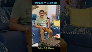 Mini AC 🤩 cool cool Summer enjoy #telugu #ytshorts #airconditioner