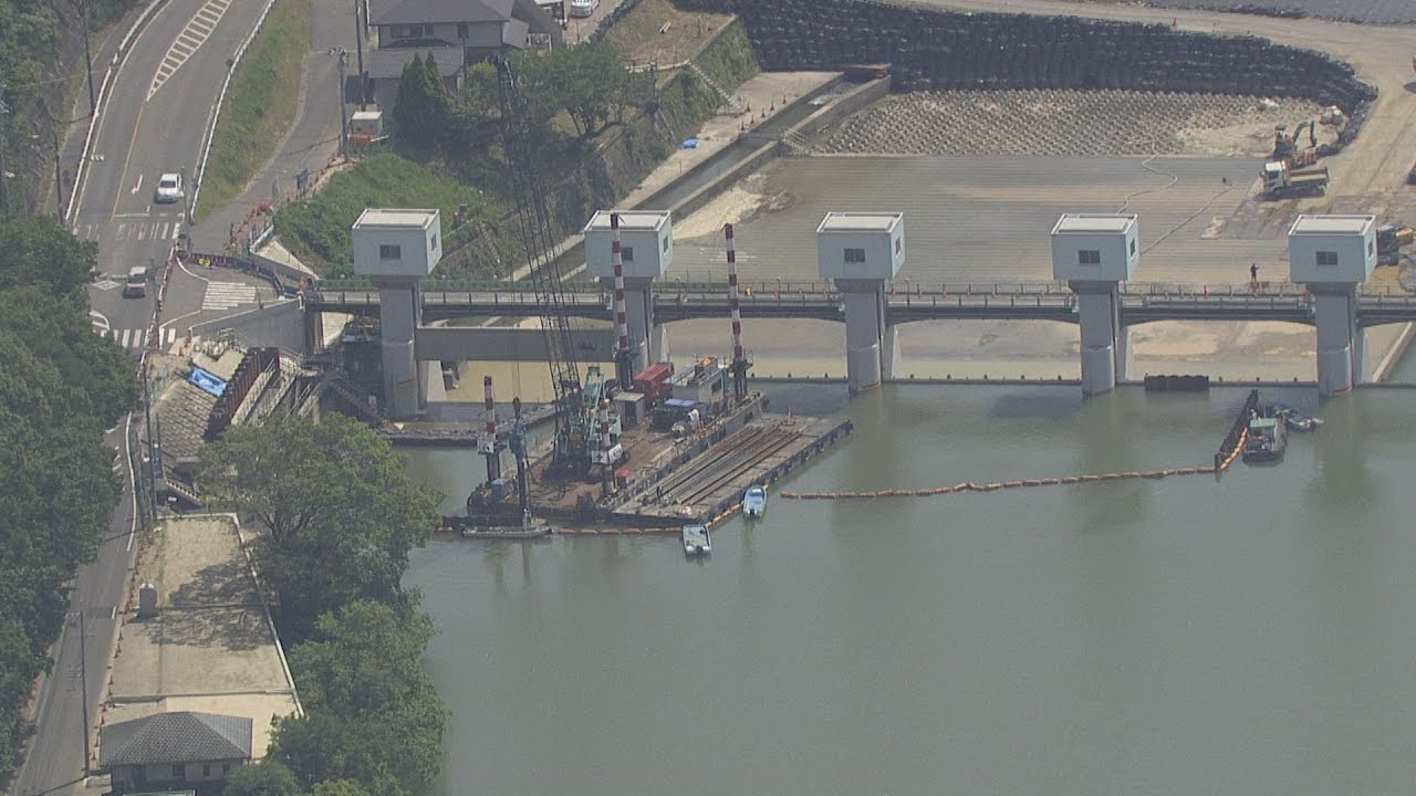 水が来ないと何ともならん」明治用水頭首工の大規模漏水発生から1年 