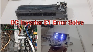 Orient DC Inverter Air Conditioner E1 Error Problem Troubleshooting in Urdu/Hindi