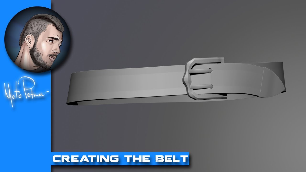 belt buckle zbrush