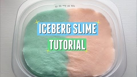❄️ Iceberg Slime Tutorial || How To Make the Perfect Iceberg Slime!