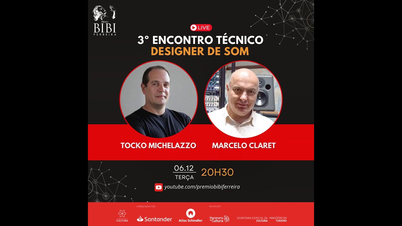 3º Encontro Técnico - Prêmio Bibi Ferreira - Designer de Som