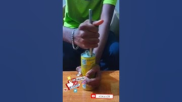 Coke opening trick with pop stick .Coke can #coke