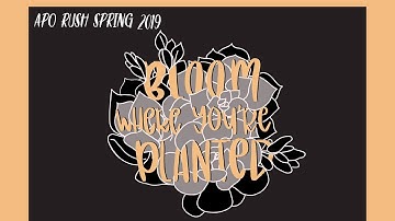 Alpha Phi Omega: Spring Rush 2019