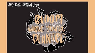 Alpha Phi Omega: Spring Rush 2019