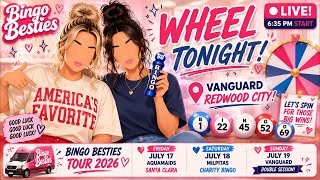 🎡 WHEEL NIGHT! 🇺🇸 America’s Favorite is LIVE! 🔴 Vanguard Redwood City