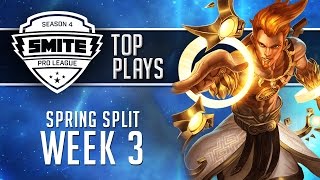 SMITE Pro League 2017 - Week 3 Top Plays (Spring Split)