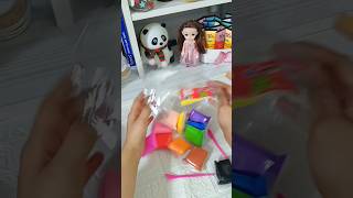 diy name keychain using clay #youtubeshorts #diy