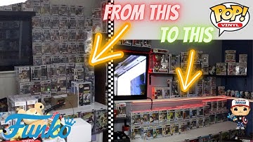 Re-Organizing my 250+ Funko Pop Collection | Studio Tour