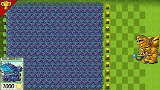 Super Large Map 99 UltimateBigGatling VS 999Zombies-------Plants vs Zombies
