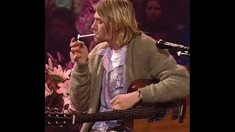 Kurt Cobain telling Dave Grohl to shutup