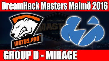Virtus.Pro vs Tempo Storm | Day 2 Group D (Mirage) DreamHack Masters Malmö 2016