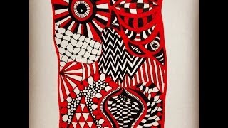 zentangleees: how to make crazy zentangle patterns