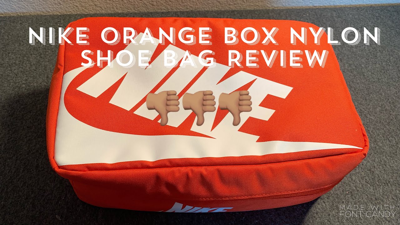 nike box shoe bag