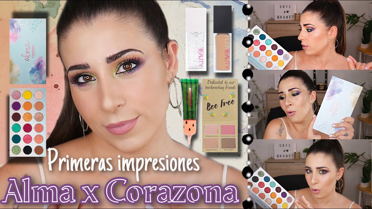 PROBAMOS: Paleta ALMA Corazona + Nuevo CORRECTOR HUDA , Bell, Revolution... Primeras impresiones!